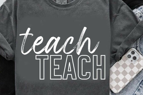 Christian Teacher SVG Faith Teach Love T-Shirt Designs