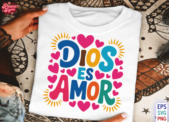 Dios Es Amor SVG: T-Shirt Designs That Speak With Clarity