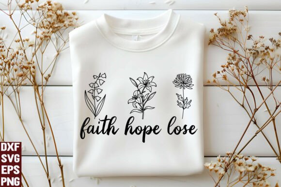 Faith Hope Love SVG for T-Shirt Designs