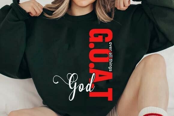 G.O.a.T. Christian SVG PNG for T-Shirt Designs