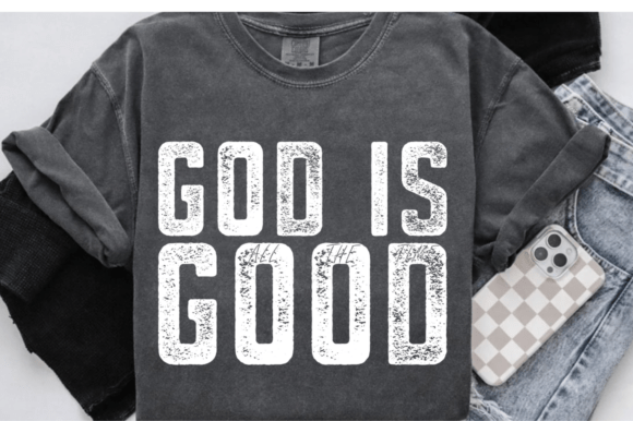God is Good SVG: Faith-Focused & Fabric-Ready