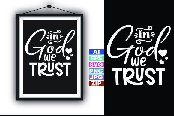In GOD WE TRUST Christian T-shirt Freebies