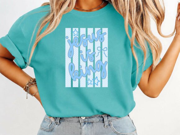 Jesus is King T-Shirt Design
