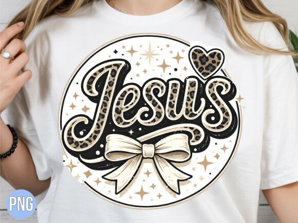 Jesus Leopard Bow Religious Faith PNG