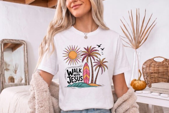 Tropical Walk with Jesus Sunset Freebies
